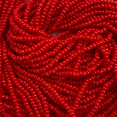 Mostacillas calibradas N.11 Rojo Claro