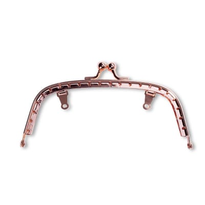 Cierre bolso oro rosa