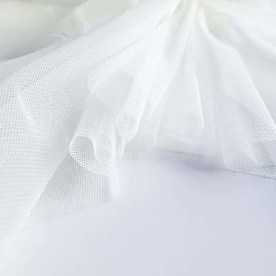 Tela Tull Blanco 1mt