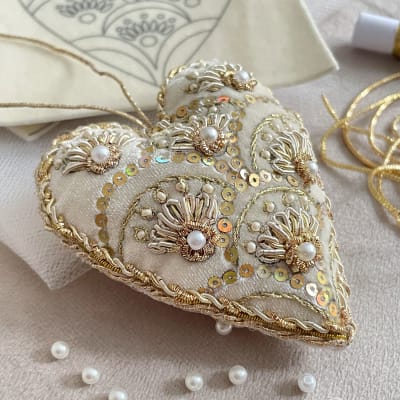 Kit Corazones Navidad Art deco mas clase online