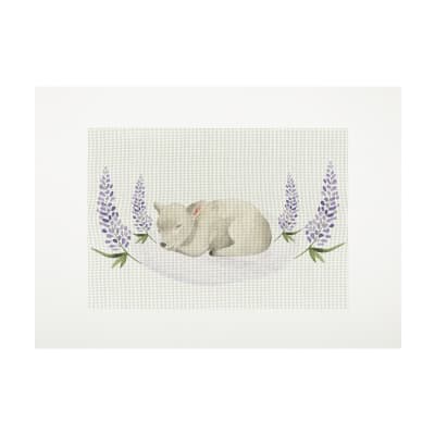 Lienzo para bordar Cordero