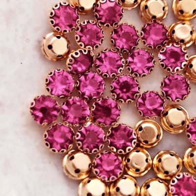 Cristal  Fucsia 6mm1
