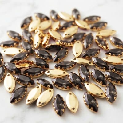 Cristal Ojo Gato Gris 5x10mm1