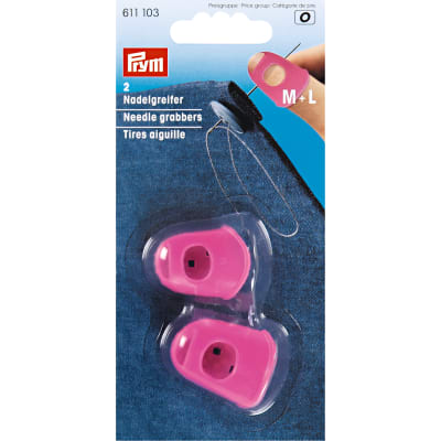 Sujetadores de silicona para agujas fucsia M + L1