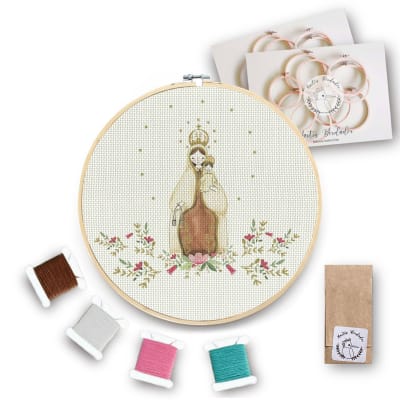 Mini Kit para bordar Virgen del Carmen