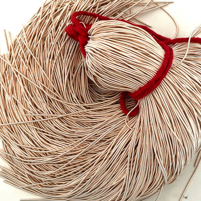 Alambre Francés Dorado Rosa mate