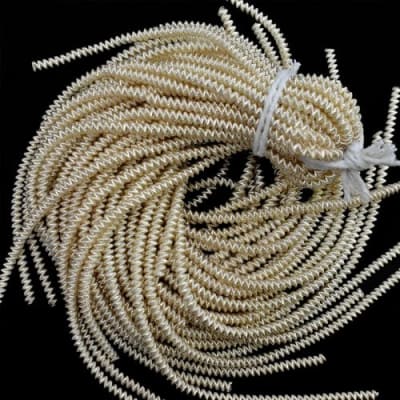 Alambre Frances Espiral Semi Light Gold 4mm