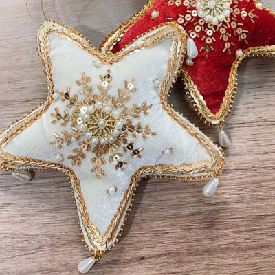 Kit navidad Estrella beige mas clase online1