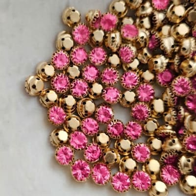 Cristal 4mm Fucsia1