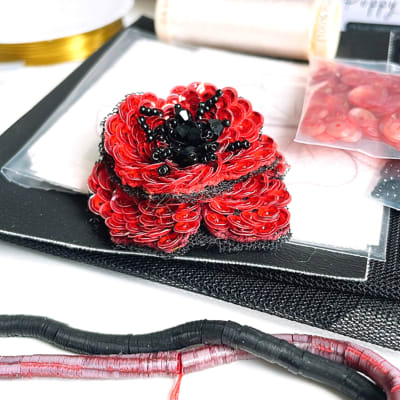 Kit Poppy flower+ clase online1