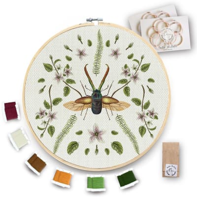 Kit para bordar Ciervo Volante XL