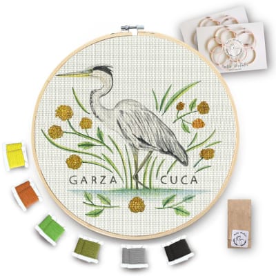 Kit para bordar Garza Cuca XL