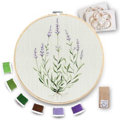 Kit XL Bastidor 30cm Lavanda2