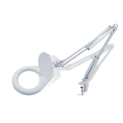 Lupa con lámpara LED abrazadera XL