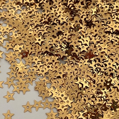 Lentejuela Estrella dorada