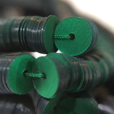 Lentejuela 6mm Verde Bandera Mate2