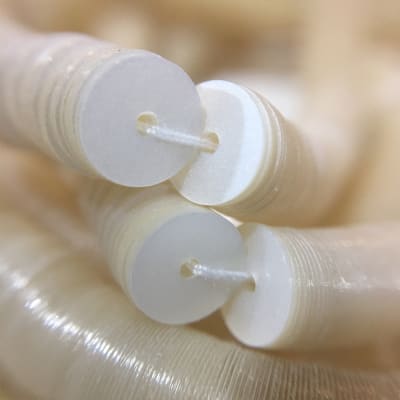 Lentejuela 6mm Blanco perla Mate2
