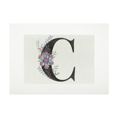 Lienzo para bordar Letra C