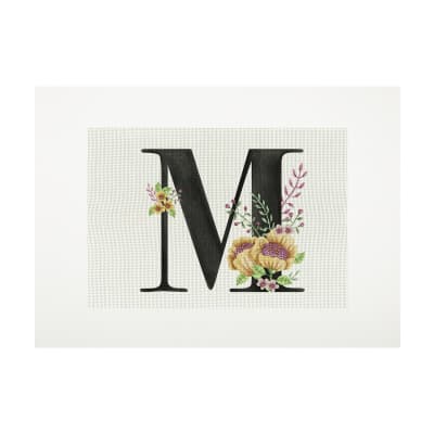Lienzo para bordar Letra M