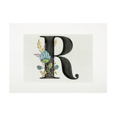 Lienzos para bordar Letra R