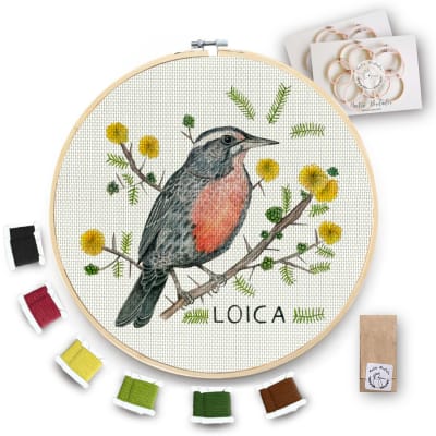 Kit para bordar Loica XL