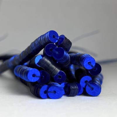 Lentejuela 5mm Azul Rey Metálico2