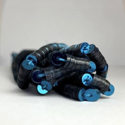 Lentejuela 6mm Azul Turquesa 14 Metalico2