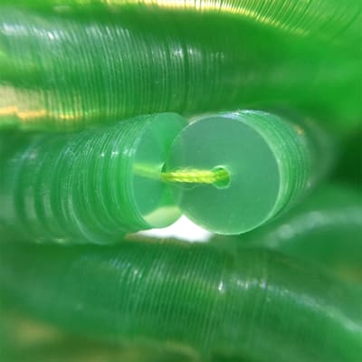 Lentejuela 4mm verde claro transparente1