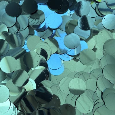 Lentejuela 17mm metálica Azul cielo