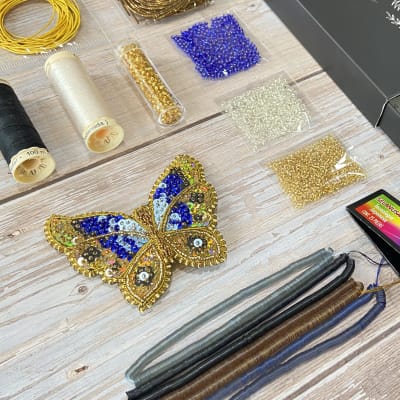 Kit Mariposa en Pedrería + clase online grabada