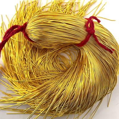 Alambre Francés Liso Dorado fuerte