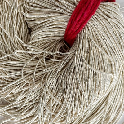 Alambre frances texturado bullion Dorado arena