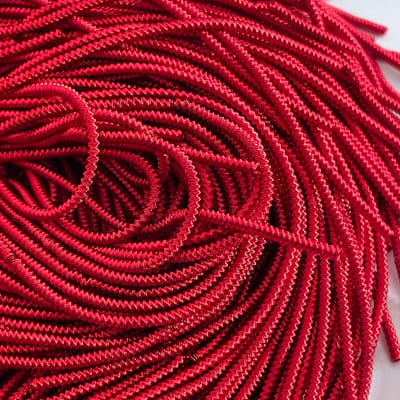 Alambre francés texturado bullion Rojo
