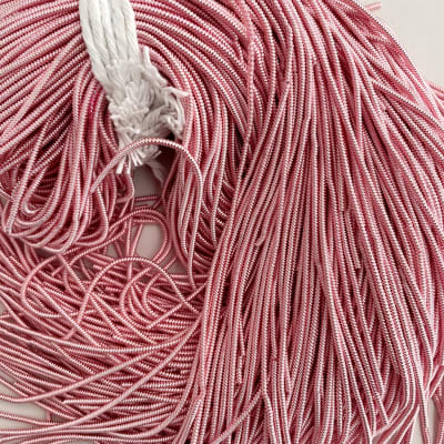 Alambre frances texturado bullion Rosado