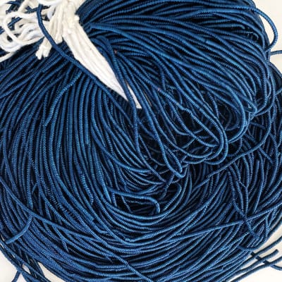 Alambre francés texturado bullion Azul1