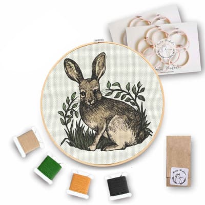 Mini Kit para bordar Liebre de la Suerte