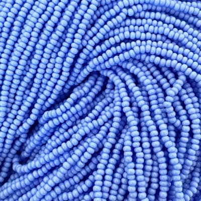 Mostacillas calibradas N.11 Azul claro Plumbago1