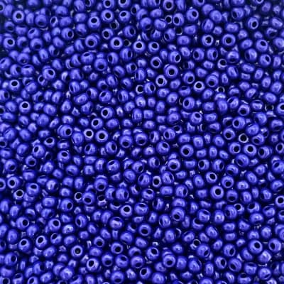 Mostacillas calibradas No.11 Azul Rey fuerte