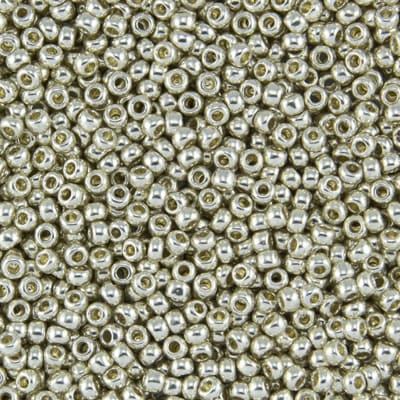 Mostacilla N.8 Toho Metalizada plateado