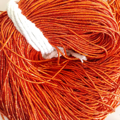 Alambre Frances bullion brillante Naranjo