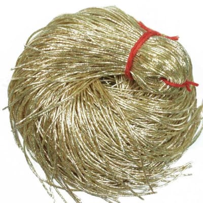 Alambre Frances Bullion 0.7mm Oro Claro