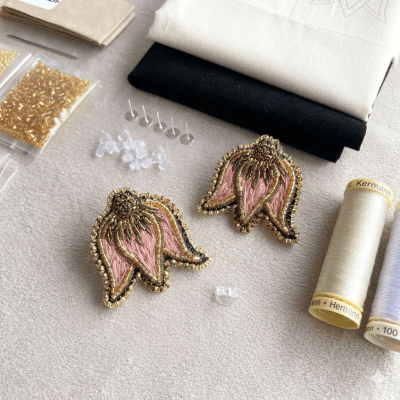 Kit Pedreria Aros Tulipan mas clase online