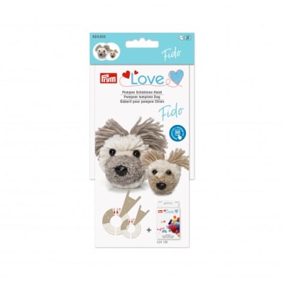 Plantilla de Pompones Perro Fido1