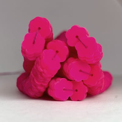 Lentejuela plana jazmín 260 No. 8 mm Rosado1