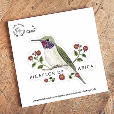 Sticker Picaflor de Arica1