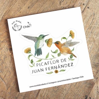 Sticker Picaflor de Juan Fernández