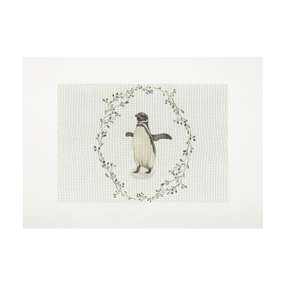 Lienzo para bordar Pingüino2