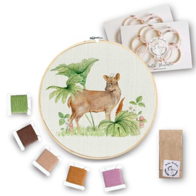 Mini kit para bordar Pudú