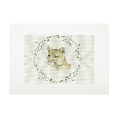 Lienzo para bordar Puma