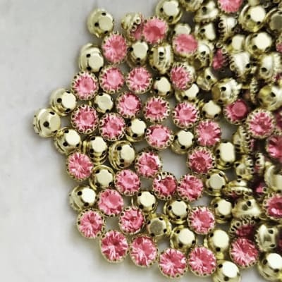 Cristal 4mm Rosado1